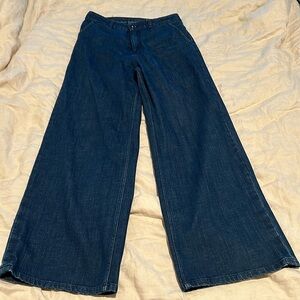 Sisley Denim Dark Wash Trousers 28